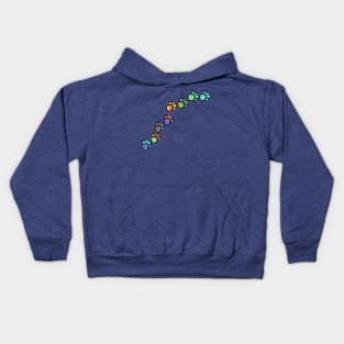 Psychedelic Paw Prints Kids Hoodie